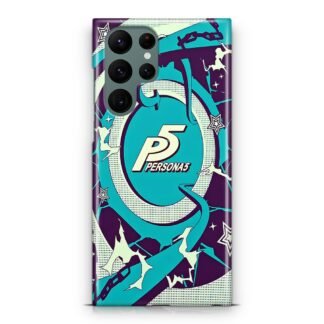 Persona 5 Blue Cover Samsung Galaxy S23 / S23 Plus / S23 Ultra / S23 FE 3D Case