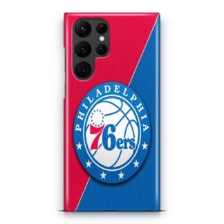 Philadelphia 76ers Carbon Logo Samsung Galaxy S25 / S25 Plus / S25 Ultra 3D Case