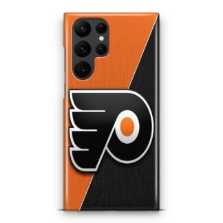 Philadelphia Flyers Carbon Logo Samsung Galaxy S25 / S25 Plus / S25 Ultra 3D Case