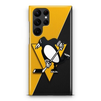 Pittsburgh Penguins Carbon Logo Samsung Galaxy S25 / S25 Plus / S25 Ultra 3D Case