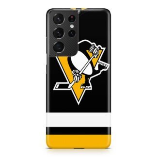 Pittsburgh Penguins NHL Samsung Galaxy S21 / S21 Plus / S21 Ultra / S21 FE 3D Case