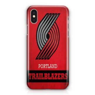 Portland Trail Blazers Logo iPhone X / XR / XS / XS Max 3D Case