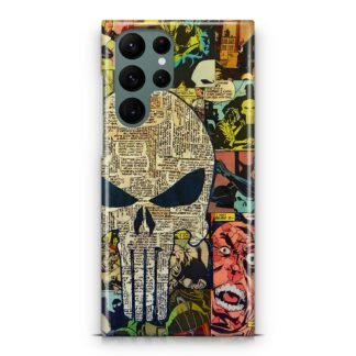 Punisher Comic Samsung Galaxy S23 / S23 Plus / S23 Ultra / S23 FE 3D Case