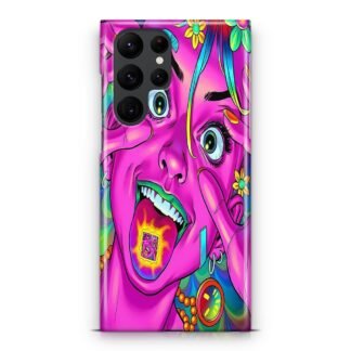 Purple Girl Cover Samsung Galaxy S25 / S25 Plus / S25 Ultra 3D Case