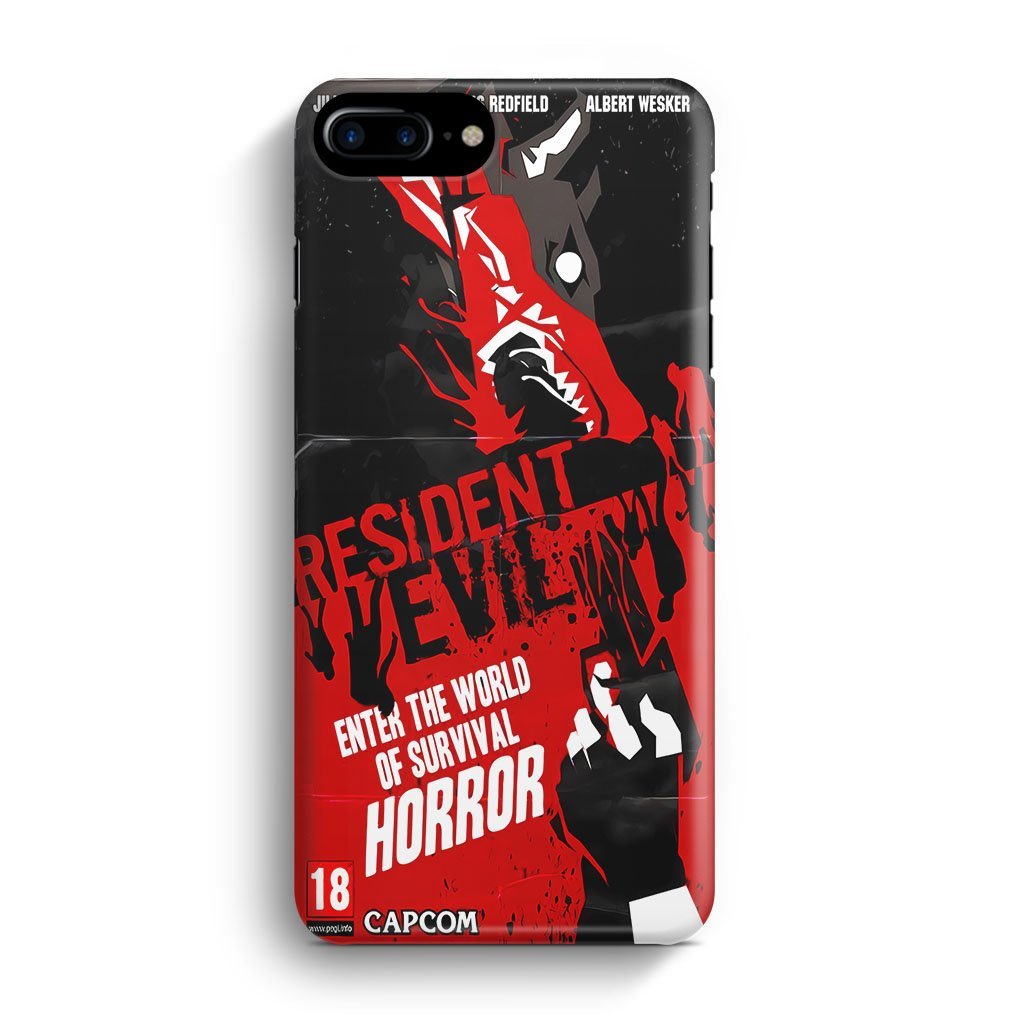 Resident Evil Survival Horror Poster iPhone 7 Plus / 8 Plus 3D Case