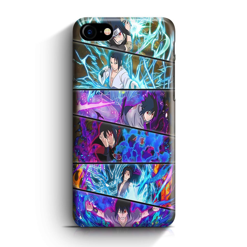 Sasuke Power Collage iPhone 7 / 8 / SE 2020 / SE 2022 3D Case