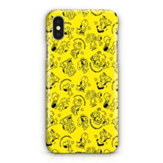 Snoopy Beagle Hug Yellow iPhone X / XR / XS / XS Max 3D Case