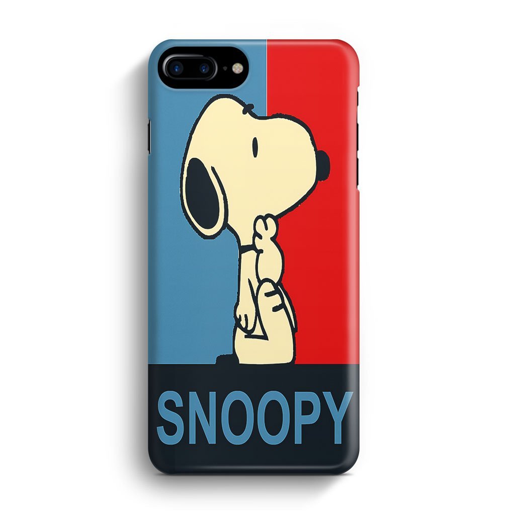 Snoopy Blue Red iPhone 7 Plus / 8 Plus 3D Case