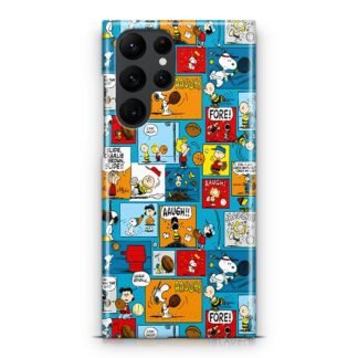 Snoopy Comic Cover Samsung Galaxy S25 / S25 Plus / S25 Ultra 3D Case