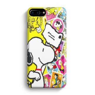Snoopy Mail Stamps iPhone 7 Plus / 8 Plus 3D Case