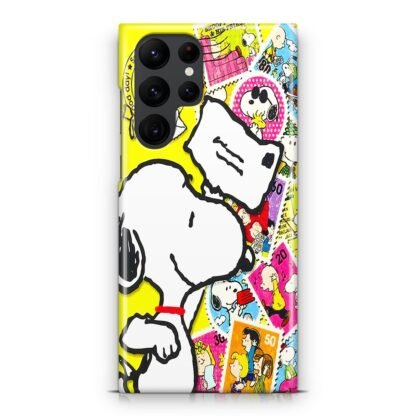 Snoopy Mail Stamps Samsung Galaxy S25 / S25 Plus / S25 Ultra 3D Case