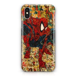 Spider Man Spider Web Comic iPhone X / XR / XS / XS Max 3D Case