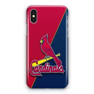 St Louis Cardinals Carbon Logo iPhone X / XR / XS / XS Max 3D Case