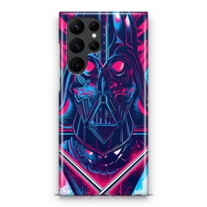 Star Wars Darth Vader Blue Pink Vector Samsung Galaxy S25 / S25 Plus / S25 Ultra 3D Case