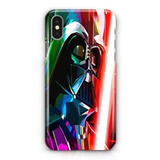 Star Wars Darth Vader Lightsaber Vector iPhone X / XR / XS / XS Max 3D Case