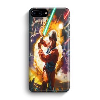 Star Wars Luke Skywalker Green Lightsaber iPhone 7 Plus / 8 Plus 3D Case