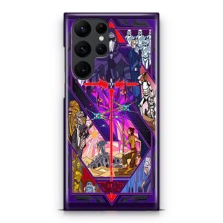 Star Wars Purple Blue Cover Samsung Galaxy S25 / S25 Plus / S25 Ultra 3D Case