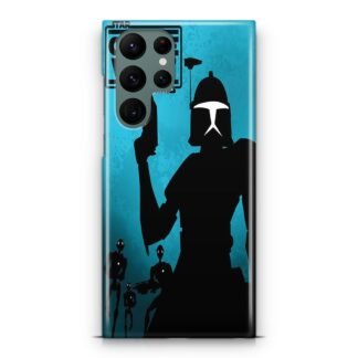 Star Wars The Clone Wars Blue Cover Samsung Galaxy S23 / S23 Plus / S23 Ultra / S23 FE 3D Case