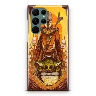 Star Wars The Mandalorian Cover Samsung Galaxy S23 / S23 Plus / S23 Ultra / S23 FE 3D Case