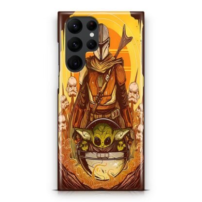 Star Wars The Mandalorian Cover Samsung Galaxy S25 / S25 Plus / S25 Ultra 3D Case