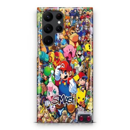 Super Smash Bros Collage Samsung Galaxy S25 / S25 Plus / S25 Ultra 3D Case