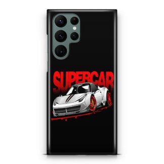 Supercar Black Cover Samsung Galaxy S23 / S23 Plus / S23 Ultra / S23 FE 3D Case