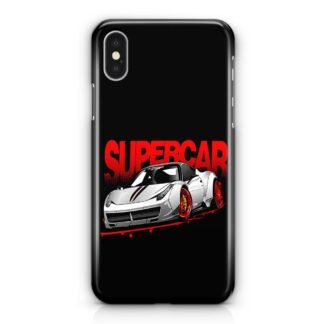 Supercar Black Cover iPhone X / XR / XS / XS Max 3D Case