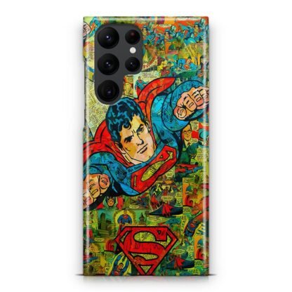 Superman Comic Samsung Galaxy S25 / S25 Plus / S25 Ultra 3D Case