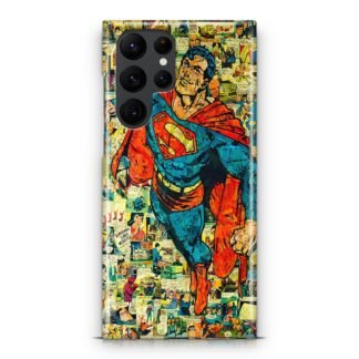 Superman Flying Comic Samsung Galaxy S25 / S25 Plus / S25 Ultra 3D Case