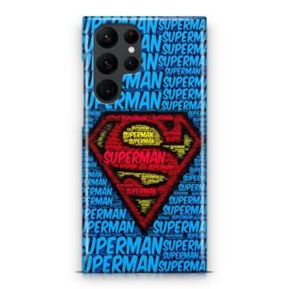 Superman Logo Typography Samsung Galaxy S25 / S25 Plus / S25 Ultra 3D Case