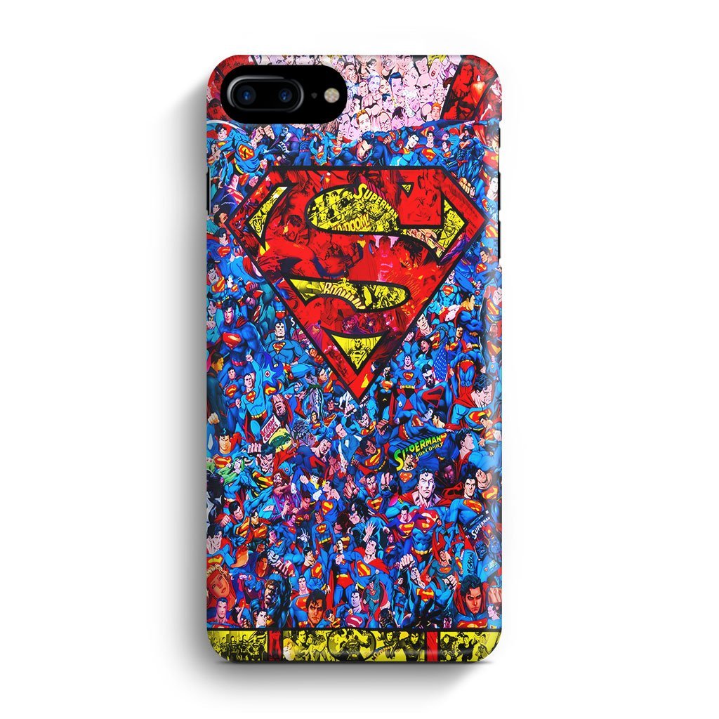 Superman Suit Comic iPhone 7 Plus / 8 Plus 3D Case