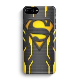 Superman Yellow Tron Logo iPhone 7 Plus / 8 Plus 3D Case