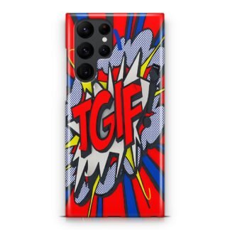 TGIF Pop Art Samsung Galaxy S25 / S25 Plus / S25 Ultra 3D Case