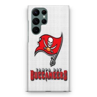 Tampa Bay Buccaneers White Logo Samsung Galaxy S23 / S23 Plus / S23 Ultra / S23 FE 3D Case