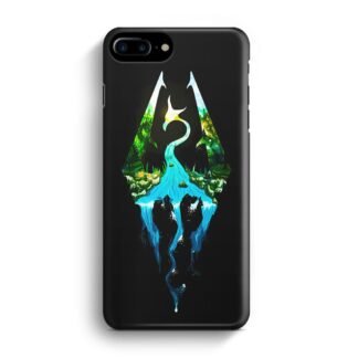 The Elder Scrolls V Skyrim Nature Logo iPhone 7 Plus / 8 Plus 3D Case