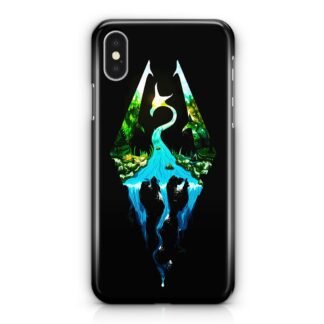 The Elder Scrolls V Skyrim Nature Logo iPhone X / XR / XS / XS Max 3D Case