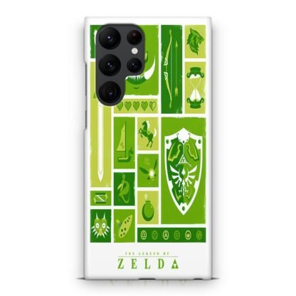The Legend of Zelda Green Icon Samsung Galaxy S25 / S25 Plus / S25 Ultra 3D Case
