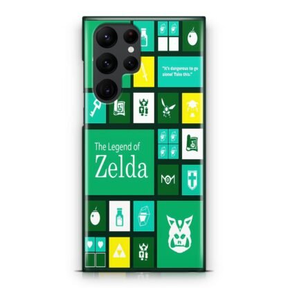 The Legend of Zelda Green Tosca Icon Samsung Galaxy S25 / S25 Plus / S25 Ultra 3D Case
