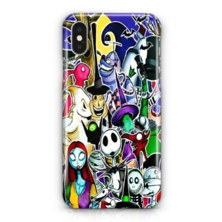 The Nightmare Before Christmas All Character iPhone X / XR / XS / XS Max 3D Case