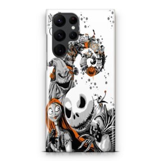 The Nightmare Before Christmas White Cover Samsung Galaxy S25 / S25 Plus / S25 Ultra 3D Case