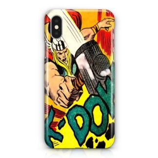 Thor Comic Attack iPhone X / XR / XS / XS Max 3D Case
