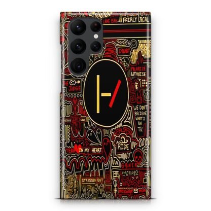 Twenty One Pilots Songs Collage Samsung Galaxy S25 / S25 Plus / S25 Ultra 3D Case