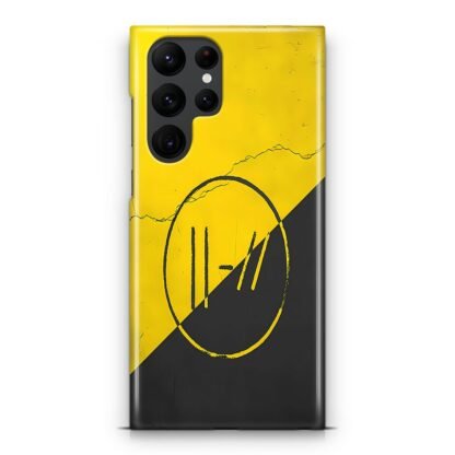 Twenty One Pilots Yellow Black Logo Samsung Galaxy S25 / S25 Plus / S25 Ultra 3D Case