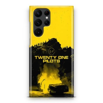 Twenty One Pilots Yellow Burn Cover Samsung Galaxy S25 / S25 Plus / S25 Ultra 3D Case