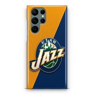 Utah Jazz Carbon Logo Samsung Galaxy S23 / S23 Plus / S23 Ultra / S23 FE 3D Case