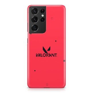 Valorant Pink Logo Samsung Galaxy S21 / S21 Plus / S21 Ultra / S21 FE 3D Case