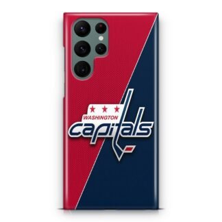 Washington Capitals Carbon Logo Samsung Galaxy S23 / S23 Plus / S23 Ultra / S23 FE 3D Case