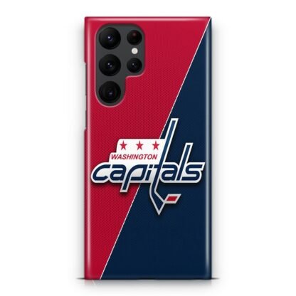 Washington Capitals Carbon Logo Samsung Galaxy S25 / S25 Plus / S25 Ultra 3D Case