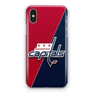 Washington Capitals Carbon Logo iPhone X / XR / XS / XS Max 3D Case
