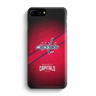 Washington Capitals Dark Logo Cover iPhone 7 Plus / 8 Plus 3D Case